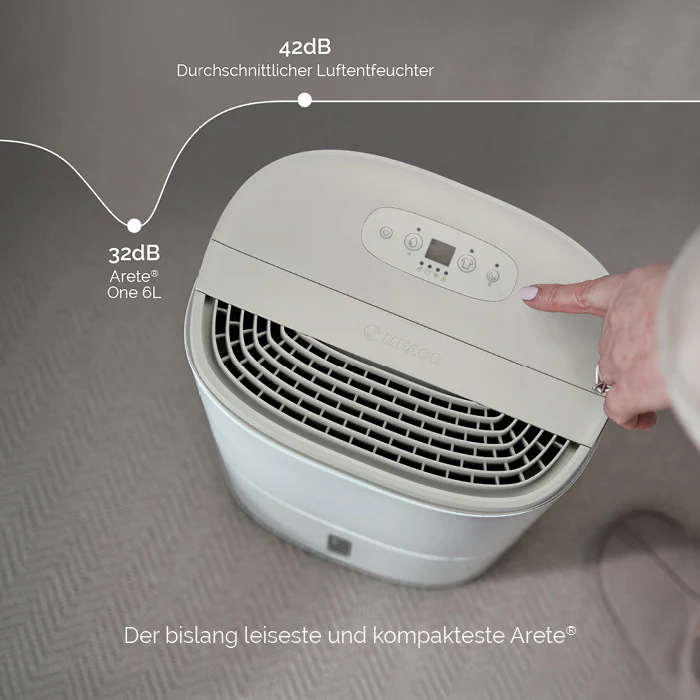 MeacoDry Arete® One 6L Kompakter Luftentfeuchter / Luftreiniger - Image 6