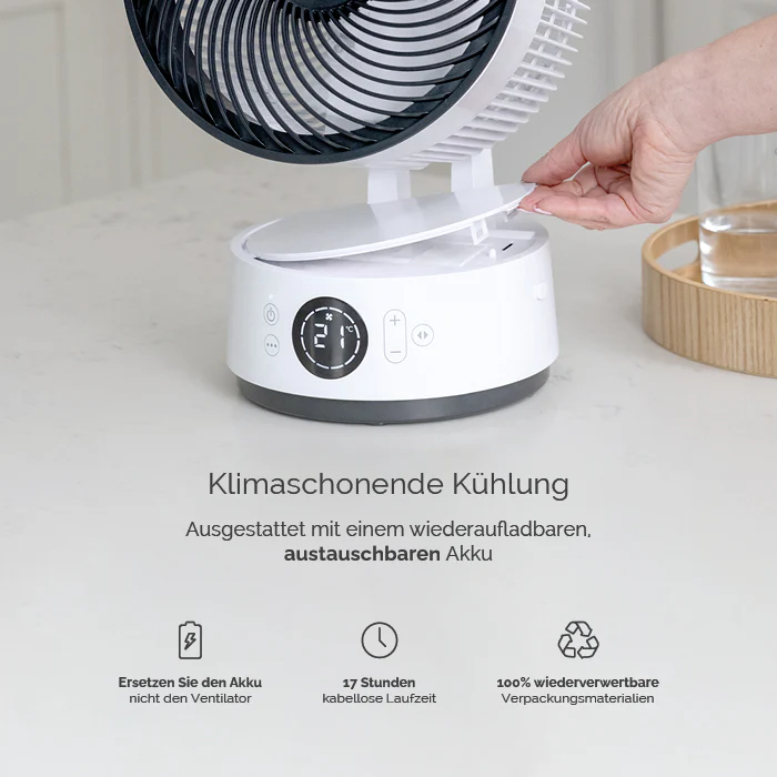 MeacoFan Sefte® 8 Tischventilator mit Akku - Image 4